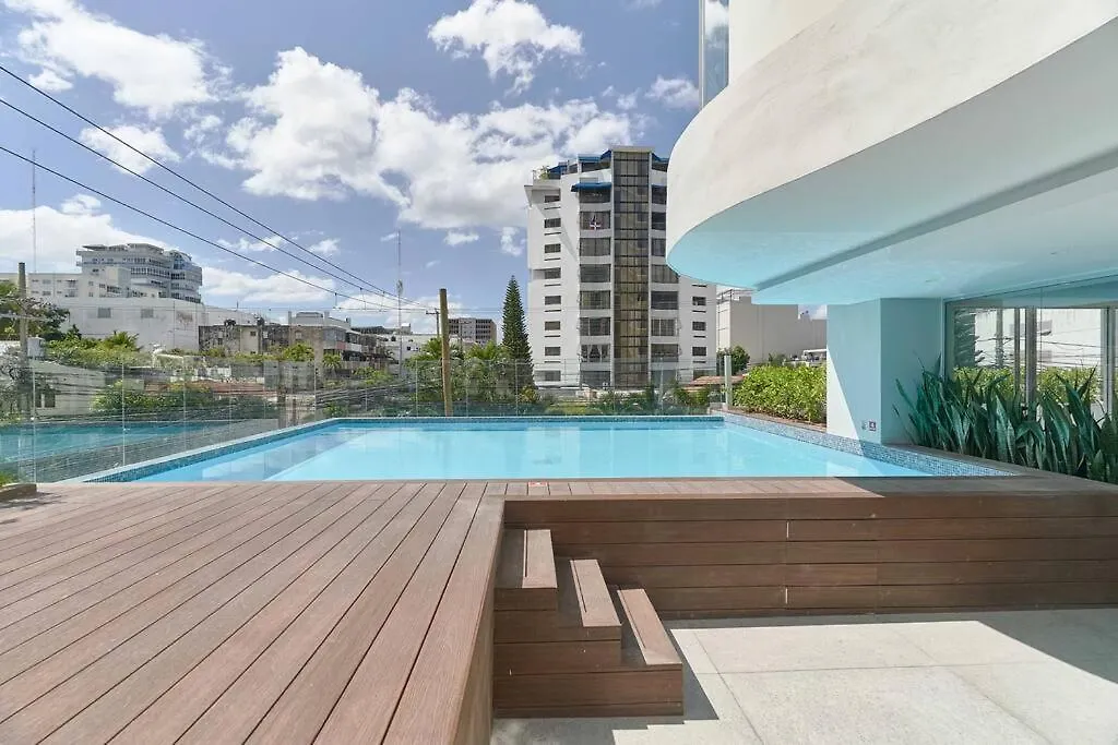 סנטו דומינגו Central Luxury - New Condo - Pool/Gym/Bar In Piantini דירה סנטו דומינגו